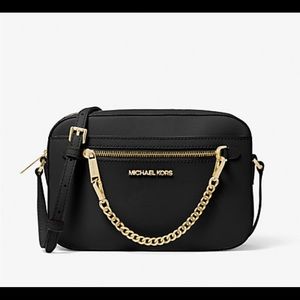 Michael Kors Jet Set Large Saffiano Leather Crossbody